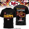 2024 AFC Champs Kansas City Chiefs 3D T-Shirt – Red