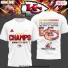 2024 AFC Champs Kansas City Chiefs 3D T-Shirt – Red