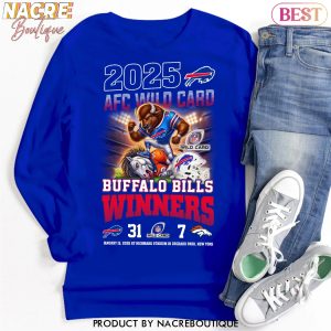 2025 AFC Wild Card Buffalo Bills Winner Unisex T-Shirt