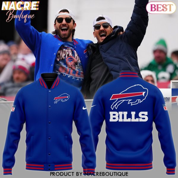 2025 Buffalo Bills Football Baseball Jacket