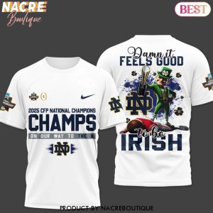 2025 CFP National Champions Champs On Our Way To The A Notre Dame Fighting Irish 3D T-Shirt