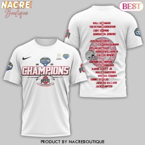 Ohio State Buckeyes 2025 National Champions Won For The  Ages Baseball Jersey – White