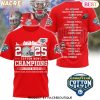 2025 Champions Ohio State Buckeyes 3D T-Shirt – White