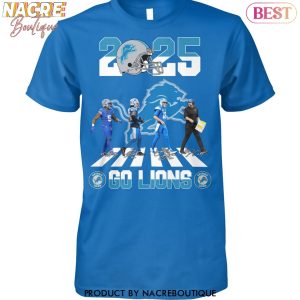 2025 Go Detroit Lions Signature Unisex T-Shirt