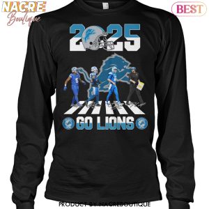 2025 Go Detroit Lions Signature Unisex T-Shirt