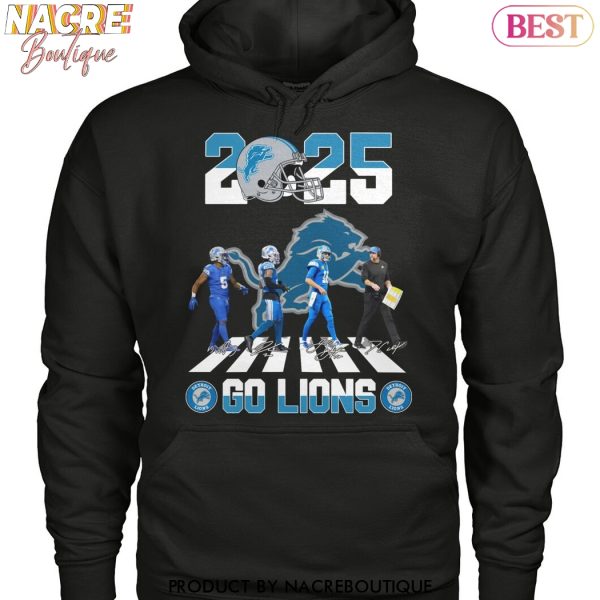 2025 Go Detroit Lions Signature Unisex T-Shirt