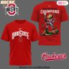 2025 National Champions Ohio State Buckeyes Black 3D T-Shirt