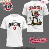 2025 National Champions Ohio State Buckeyes Red 3D T-Shirt