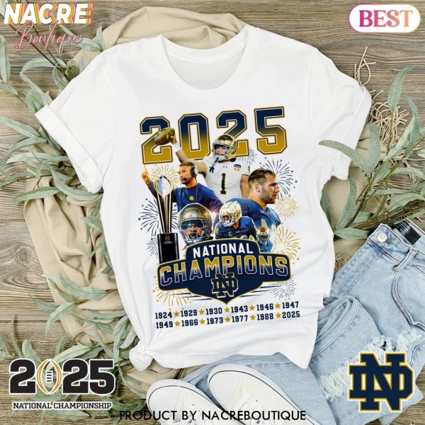 2025 National Championship Notre Dame Fighting Irish Unisex T-Shirt