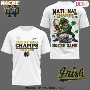 2025 National Champs Notre Dame Fighting Irish 3D T-Shirt