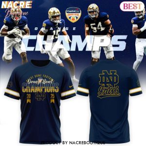 2025 Orange Bowl Champions Notre Dame Fighting Irish Football 3D T-Shirt