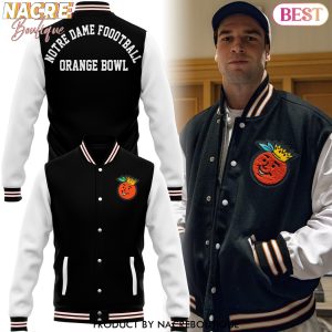 2025 Orange Bowl Notre Dame Fighting Irish Football Baseball Jacket