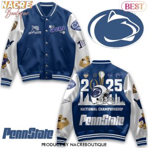 2025 Penn State Nittany Lions National Championship 2025 Baseball Jacket