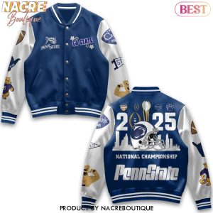 2025 Penn State Nittany Lions National Championship 2025 Baseball Jacket