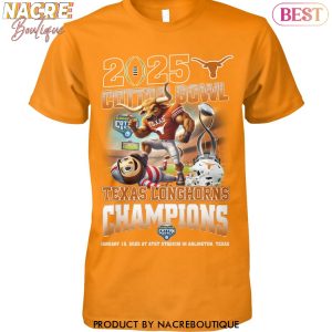 2025 Texas Longhorns Cotton Bowl Champions Unisex T-Shirt