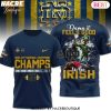 2025 National Champs Notre Dame Fighting Irish 3D T-Shirt – Blue