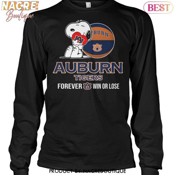 Auburn Tigers Basketball Forever Win Or Lose Unisex T-Shirt