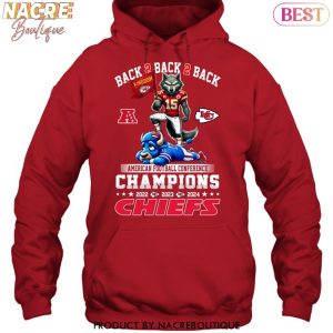 Back 2 Back 2 Back American Football Conference Champions Kansas City Chiefs Unisex T-Shirt