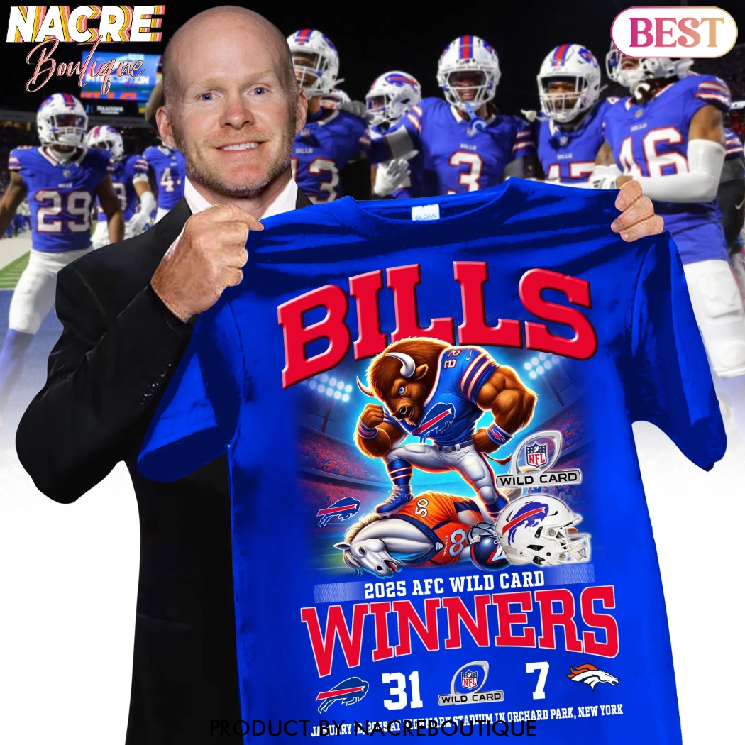 Buffalo Bills 2025 AFC Wild Card Winner Unisex T-Shirt