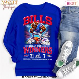 Buffalo Bills 2025 AFC Wild Card Winner Unisex T-Shirt