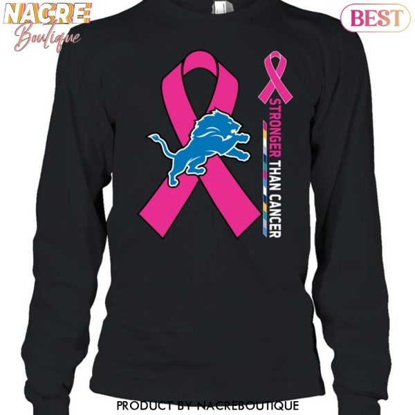 Detroit Lions Stronger Than Cancer Unisex T-Shirt