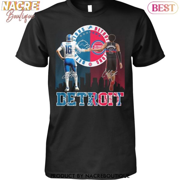 Detroit Lions x Detroit Pistons Signature Unisex T-Shirt