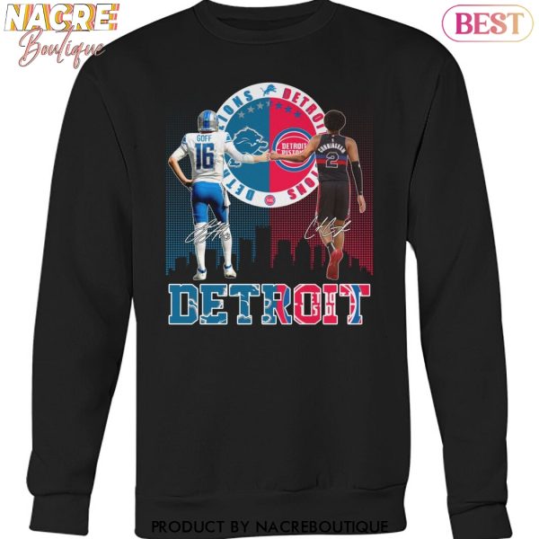 Detroit Lions x Detroit Pistons Signature Unisex T-Shirt