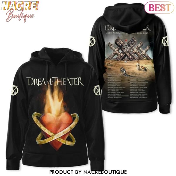 Dream Theater 40th Anniversary Tour 2024-2025 Hoodie