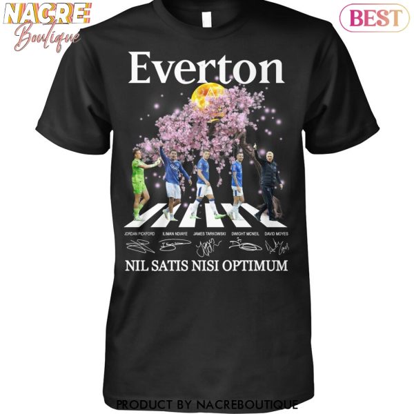 Everton Nil Satis Nisi Optimum Signature Unisex T-Shirt