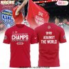 Goodyear Cotton Bowl 2025 Champions Ohio State Buckeyes Against The World 3D T-Shirt – Black