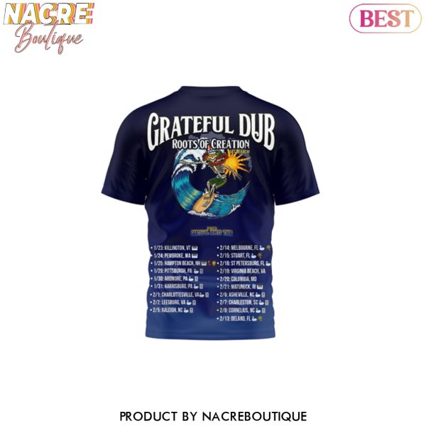 Grateful Dead Roots Of Creation 2025 Tour 3D T-Shirt