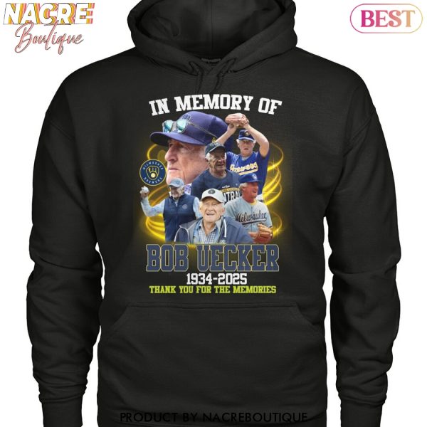 In Memory Of Bob Uecker  Milwaukee Brewers 1934-2025 Thank You For The Memories Unisex T-Shirt