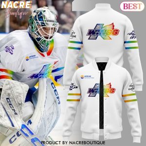 Kalamazoo Wings Uniform Tonight Rainbow Ice Baseball Jacket