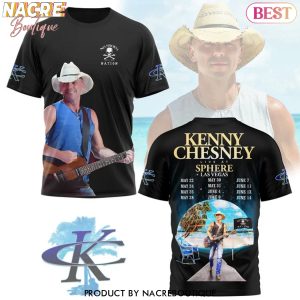 Kenny Chesney Live At Sphere Las Vegas 3D T-Shirt – Black