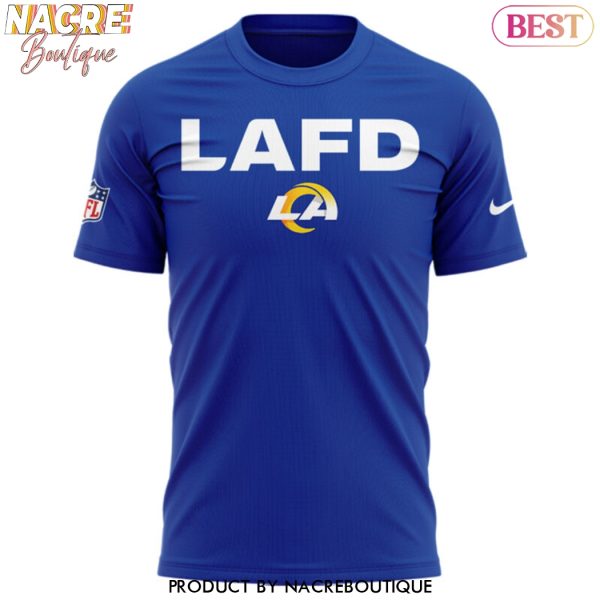 LAFD Los Angeles Rams Design 3D T-Shirt