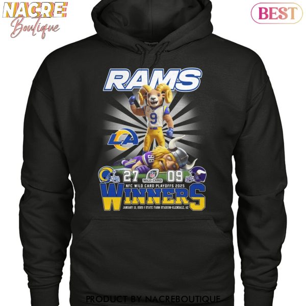 Los Angeles Rams NFC Wild Card Playoffs 2025 Winner Unisex T-Shirt