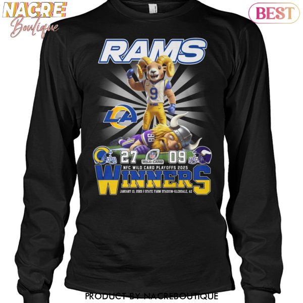 Los Angeles Rams NFC Wild Card Playoffs 2025 Winner Unisex T-Shirt