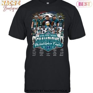 National Football Conference Champions 2024 Philadelphia Eagles Signature Unisex T-Shirt