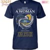 Never Underestimate A Woman Who Understands Football And Loves Washington Commanders Unisex T-Shirt