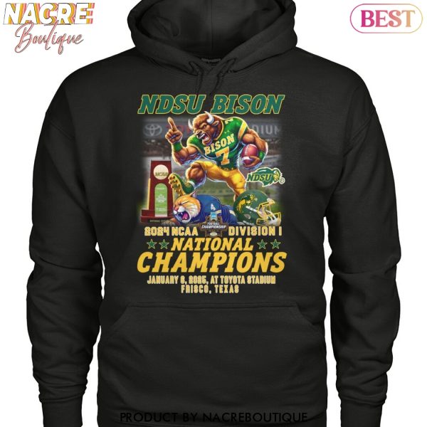 North Dakota State Bison National Champions Unisex T-Shirt