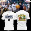 Notre Dame Fighting Irish 2025 Capital One Orange Bowl Champions 3D T-Shirt – Blue