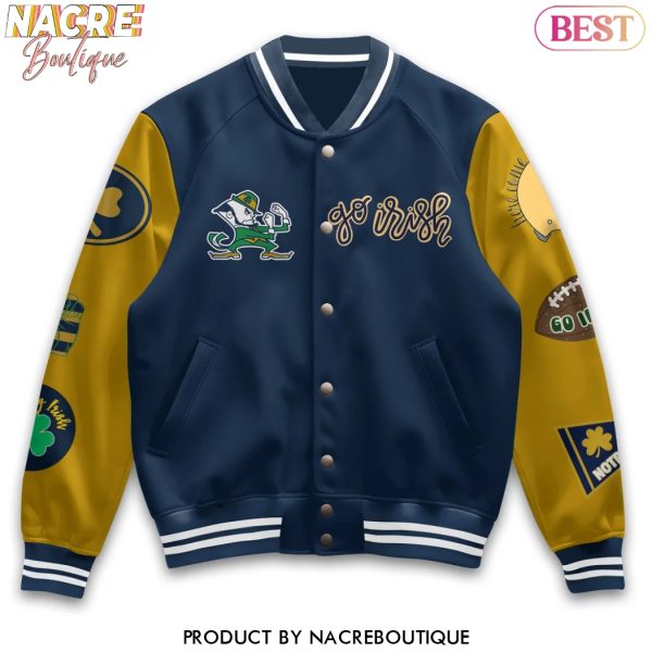 Notre Dame Fighting Irish 2025 National Championship Fighting Irish Baseball Jacket