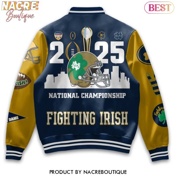 Notre Dame Fighting Irish 2025 National Championship Fighting Irish Baseball Jacket