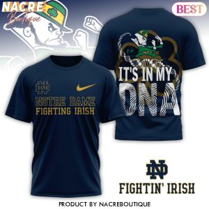 Notre Dame Fighting Irish – It In My DNA 3D T-Shirt