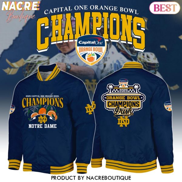 Notre Dame Fighting Irish Orange Bowl Champions Baseball Jacket