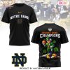 Notre Dame Fighting Irish Football Champions Orange Bowl 2024 3D T-Shirt