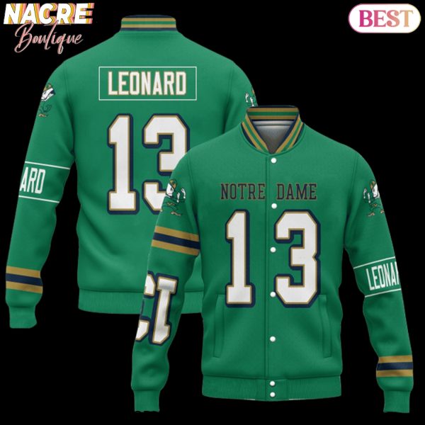 Notre Dame Fighting Irish Riley Leonard Baseball Jacket