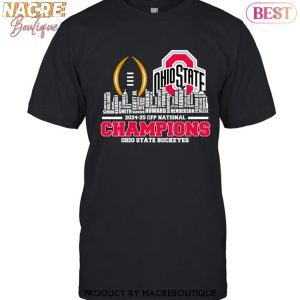 Ohio State Buckeyes 2024-25 CFP National Champions Unisex T-Shirt