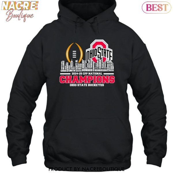 Ohio State Buckeyes 2024-25 CFP National Champions Unisex T-Shirt