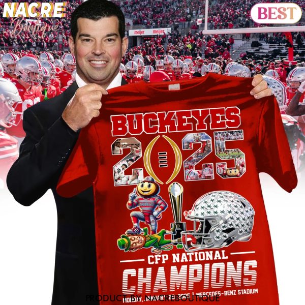 Ohio State Buckeyes 2025 CFP National Champions Unisex T-Shirt